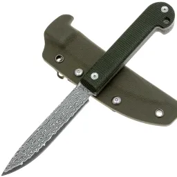 Нож Daggerr Ataman сталь VG-10/Damascus рукоять Green Micarta