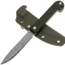Нож Daggerr Ataman сталь VG-10/Damascus рукоять Green Micarta