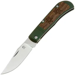 Нож Kizer Trestle Christmas collection сталь S45VN рукоять Aluminum/Mkuruti Wood Нож Kizer Trestle Christmas collection сталь S45VN рукоять Aluminum/Mkuruti Wood