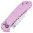 Нож CIVIVI Qubit satin сталь 14C28N рукоять Pink Aluminium (C22030E-5)
