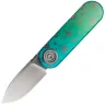 Нож Vosteed Corgi-V satin сталь S35VN рукоять Evergreen Frost Aluminum