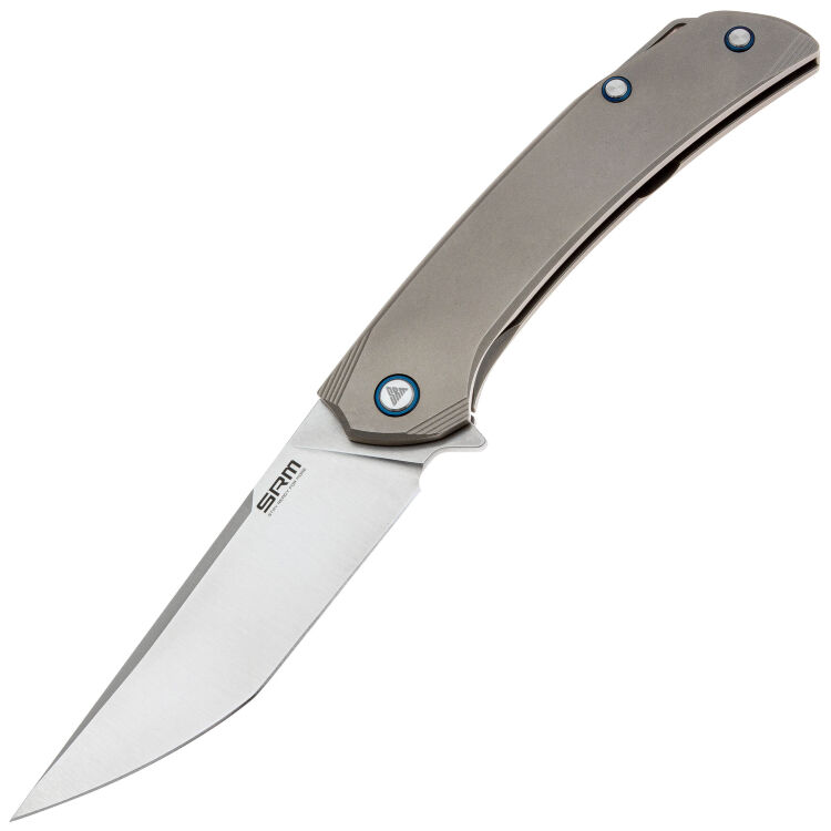 Нож SRM Asika сталь 154CM рукоять Titanium (1411-TZ)