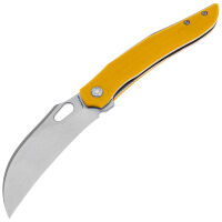 Нож Vosteed Griffin stonewash сталь 14C28N рукоять Yellow G10