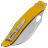 Нож Vosteed Griffin stonewash сталь 14C28N рукоять Yellow G10