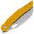 Нож Vosteed Griffin stonewash сталь 14C28N рукоять Yellow G10