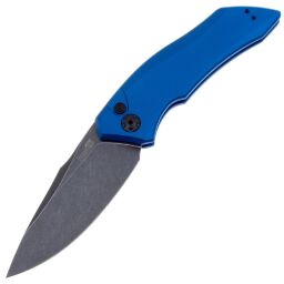 Нож Kershaw Launch 1 Blackwash сталь CPM-154 рук. Blue Aluminium (7100BLUBW)