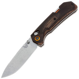 Нож Benchmade Grizzly Creek сталь S30V рукоять Wood (15062)