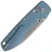 Нож Vosteed Raccoon TiSlim stonewash сталь 154CM рукоять Blue Titanium