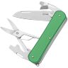 Нож FOX Vulpis Multipurpose-4 сталь N690 рукоять Green Aluminium (FX-VP130-F4 OD)