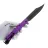 Нож Daggerr Toothpick DL blackwash сталь 8Cr14MoV рукоять Purple FRN