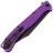 Нож Daggerr Toothpick DL blackwash сталь 8Cr14MoV рукоять Purple FRN