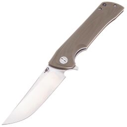 Нож Bestech Paladin Stonewash/Satin сталь D2 рукоять Beige G10 (BG13B-1)