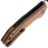 Нож Petrified Fish Havrog stonewash сталь K110 рукоять Brown Micarta