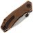 Нож Petrified Fish Havrog stonewash сталь K110 рукоять Brown Micarta