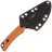 Нож N.C. Custom Shard blackwash сталь AUS-8 рукоять Orange G10