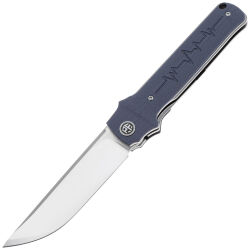 Нож Petrified Fish Tena satin сталь D2 рукоять Grayish blue G10
