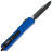 Нож Microtech Ultratech S/E black сталь M390  рукоять Blue Aluminum (121-1BL)