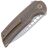 Нож WE Knife Mini Malice сталь CPM-20CV рукоять Bronze Titanium (WE054BL-4)