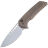 Нож WE Knife Mini Malice сталь CPM-20CV рукоять Bronze Titanium (WE054BL-4)