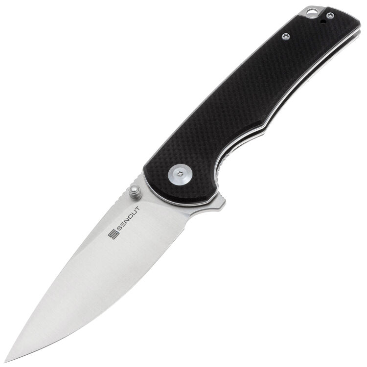 Нож Sencut Praktisk satin сталь 9Cr18MoV рукоять Black Coarse G10 (S24019-1)