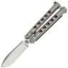 Нож-бабочка AtroposKnife Micro Kirat сталь N690 рукоять Titanium