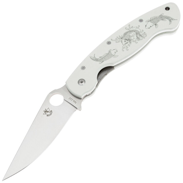 Нож Steelclaw Боец-3 Карпы Limited сталь D2 рукоять White G10