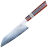 Нож кухонный Xin Cutlery Santoku сталь VG-10/Damascus рукоять Horn/Rosewood (XC122)