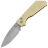 Нож Pro-Tech/Strider PT+ stonewash сталь MagnaCut рукоять Bronze Aluminium (PT234)