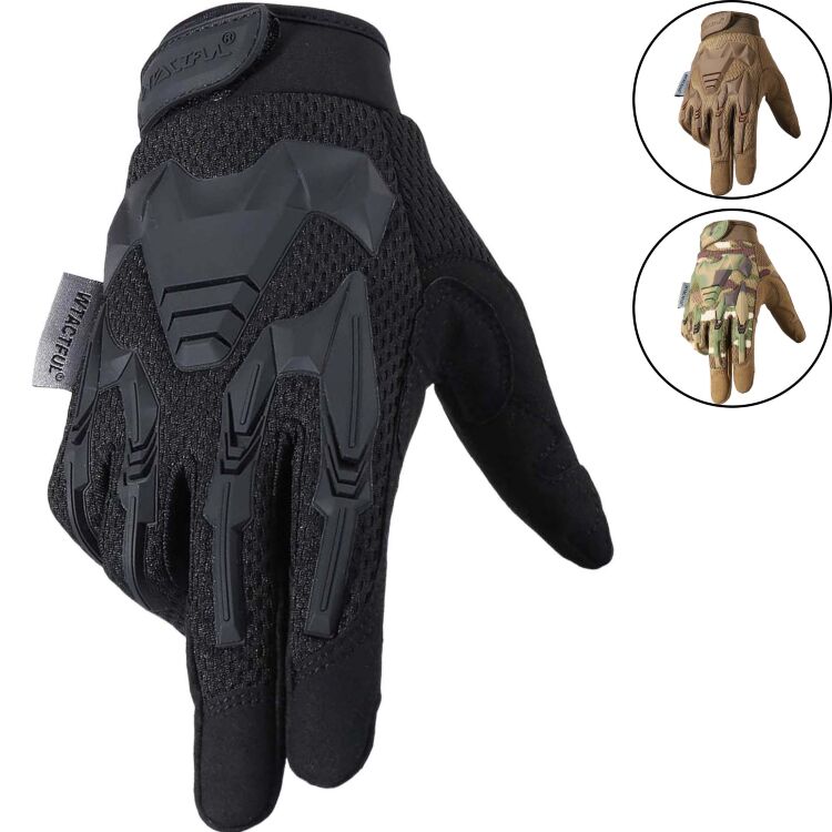 Перчатки тактические WTACTFUL Rubber Protective Knuckle Gloves