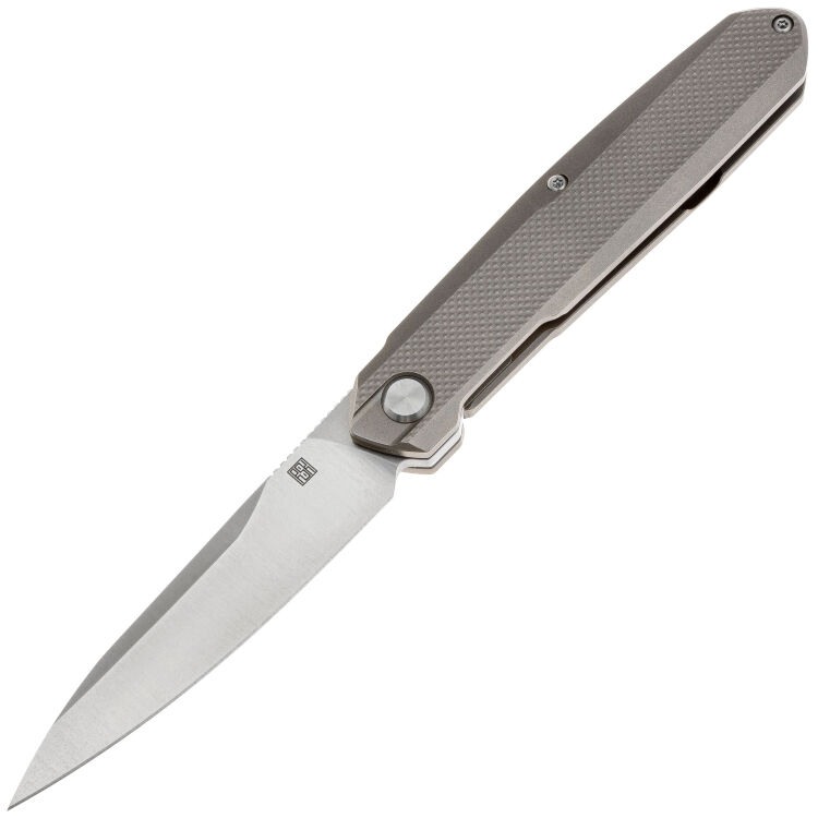 Нож Real Steel S5 Metamorph satin сталь M390 рукоять Titanium (7811T)