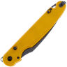 Нож Daggerr Parrot 3.0 Blackwash сталь D2 рукоять Yellow G10