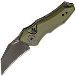Нож Kershaw Launch 10 Black сталь CPM-154 рукоять Olive Aluminium (7350OLBLK)