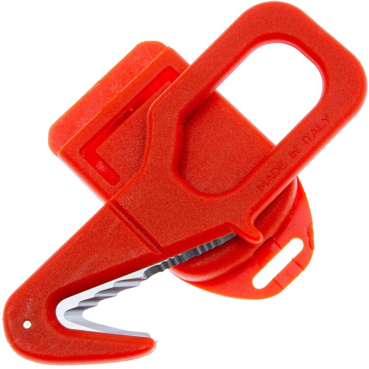 Стропорез FOX Rescue Emergency Tool FX-640 сталь 420J2B рукоять Red FRN (F640/1)