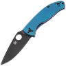 Нож Spyderco Tenacious R.I.L. black сталь 8Cr13MoV рукоять Blue Titanium (C122TIBLBKP)