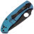 Нож Spyderco Tenacious R.I.L. black сталь 8Cr13MoV рукоять Blue Titanium (C122TIBLBKP)