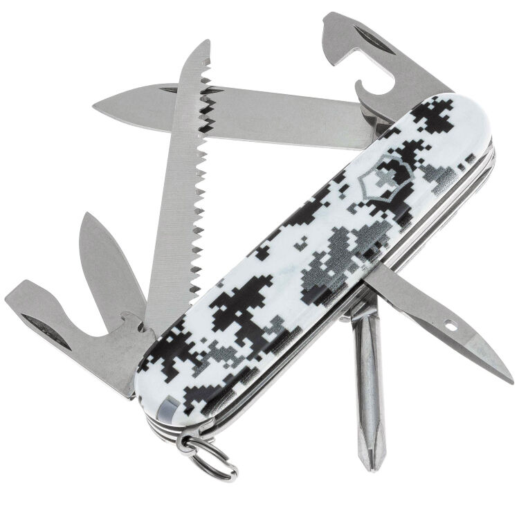 Нож многофункц. Victorinox Hiker White Digital Camo 91мм