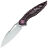 Нож Rike Knife Thor6 сталь M390 рукоять Black/Purple Titanium
