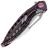 Нож Rike Knife Thor6 сталь M390 рукоять Black/Purple Titanium