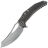 Нож We knife Epaulette polished gray сталь M390 рукоять Diamond Pattern Gray Titanium (WE24024-4)