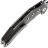 Нож We knife Epaulette polished gray сталь M390 рукоять Diamond Pattern Gray Titanium (WE24024-4)