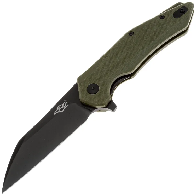 Нож Firebird by Ganzo FH31B black cталь D2 рукоять Green G10