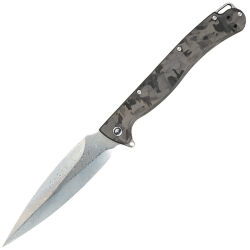 Нож Daggerr Vendetta 3.0 LE сталь Damascus рукоять Marble Carbon/Steel