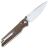 Нож Real Steel Sacra stonewash сталь K110 рукоять Natural Micarta (7711N)
