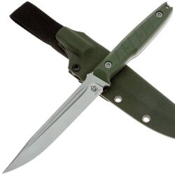 Нож Град Горький Шторм сталь AUS-10Co рукоять Olive Micarta