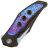 Нож We Knife Magnetron blackwash сталь CPM-20CV рукоять Black Ti/Flamed Ti