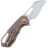 Нож MKM Isonzo Hawkbill сталь M390 рукоять Bronze Titanium (FX03M-1TBR)
