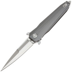 Нож Artisan Cutlery Hornet сталь M390 рукоять Gray Titanium