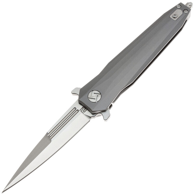 Нож Artisan Cutlery Hornet сталь M390 рукоять Gray Titanium