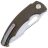 Нож Artisan Cutlery Xcellerator stonewash сталь AR-RPM9 рукоять Green Micarta