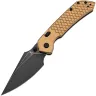 Нож Tenable Fenrir Top Liner Lock blackwash сталь Nitro-V рукоять Bronze Fishscale Aluminium
